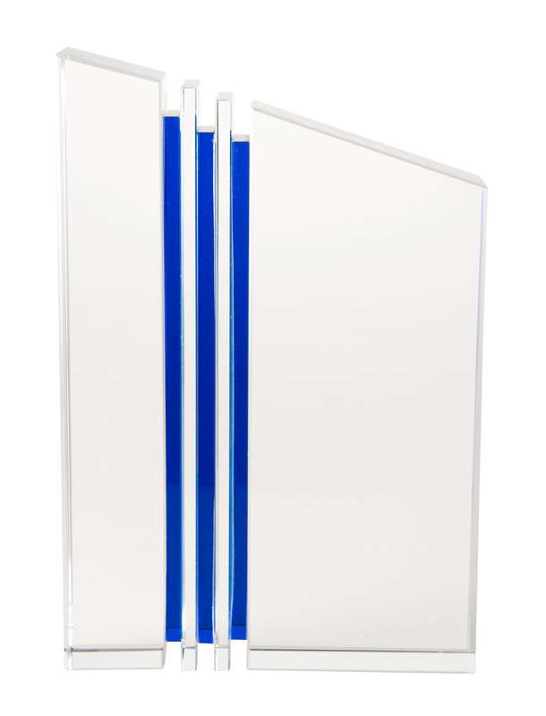 Triple raya azul Cristal