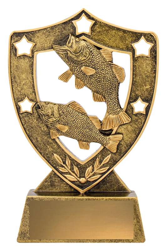 Escudo de oro de pesca