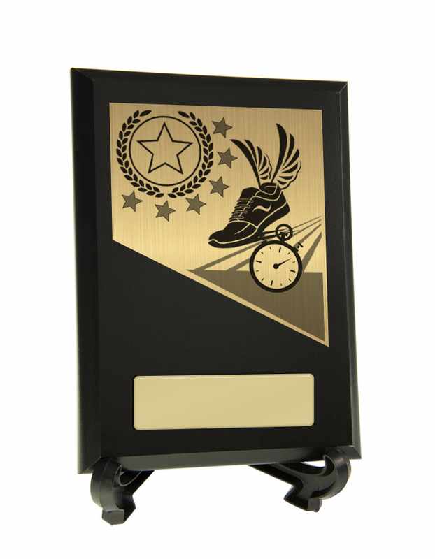Placa con tema de atletismo
