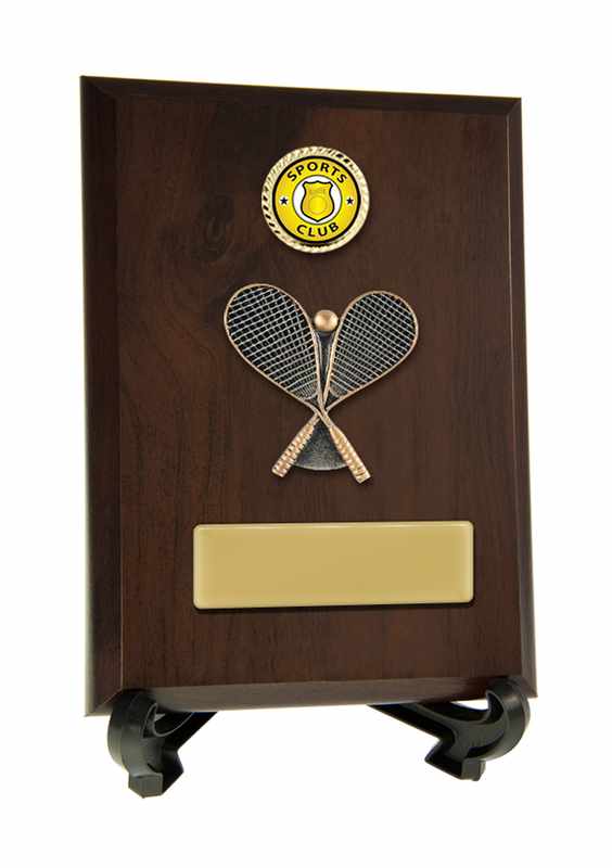 Placa con adornos de calabaza