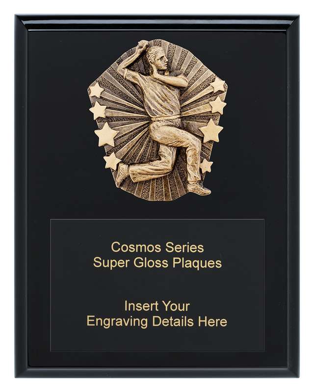 Placa Cosmos Super – Jugador de bolos masculino