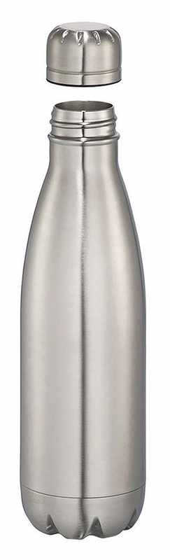 Botella de cobre aislada al vacío