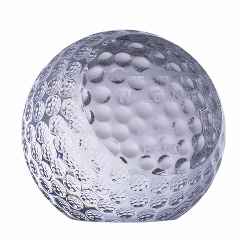 Bola de golf de cristal