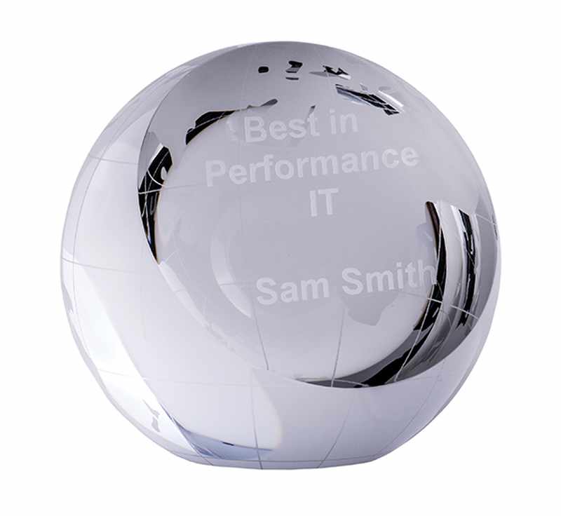 Pisapapeles Globo de Cristal