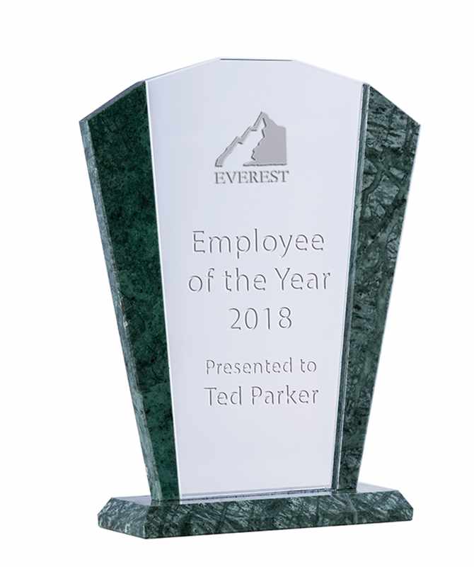 Vidrio de mármol verde – Arco