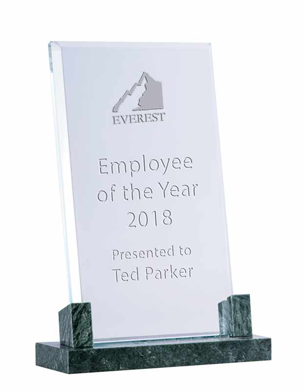 Cristal de mármol verde – Rectángulo (extraíble)