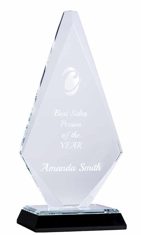 Espejo Base Vidrio-Cabeza de flecha