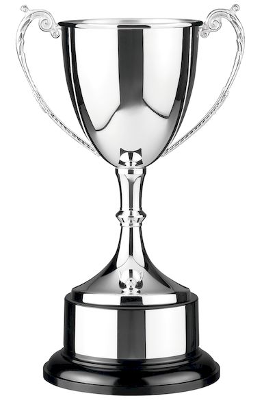 Copa plateada sobre base de baquelita, collar TB45 opcional