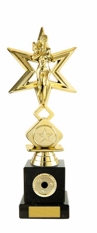 Atletismo Figura femenina sobre columna