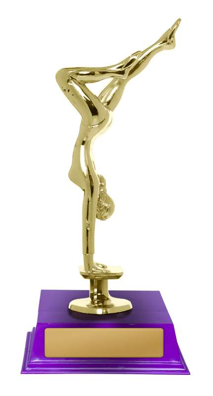 Figura de gimnasia sobre base