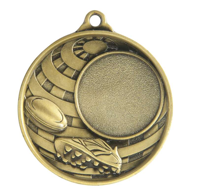 Medalla Global -Rugby + inserto de 25 mm