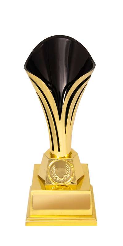 Copa Tulipa Color Oro-Negro