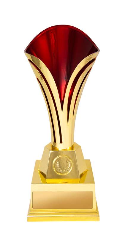 Tulipa de color rojo dorado