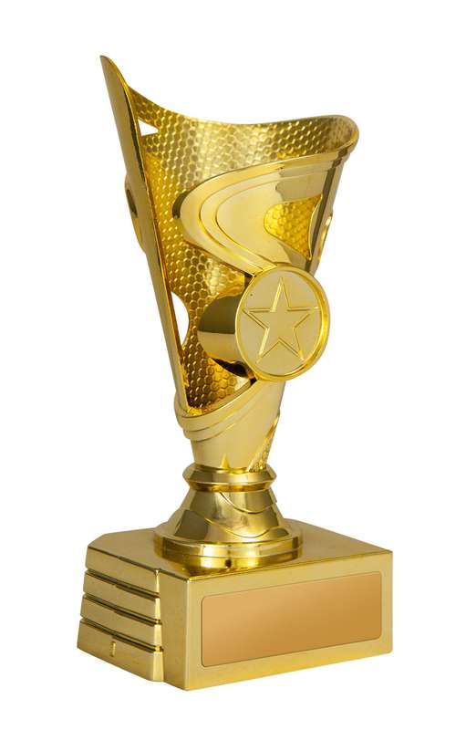 Copa sobre base Color dorado