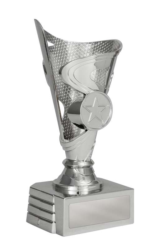 Copa sobre base Color plata