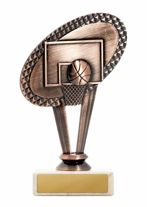 Tema metálico de baloncesto en la base