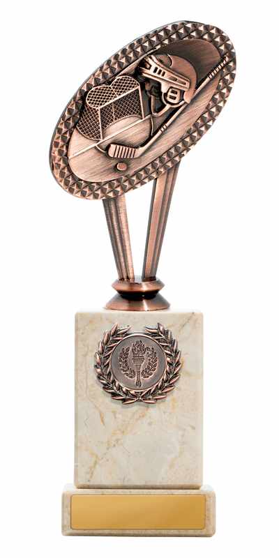 Tema metálico de hockey sobre hielo en la base