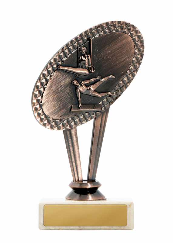 Tema metálico de gimnasia masculina en la base