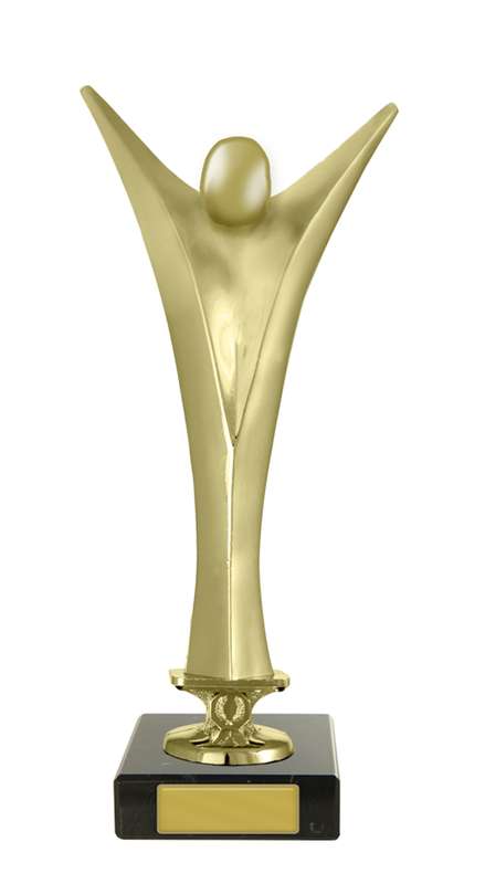 Figura de la Victoria sobre peana