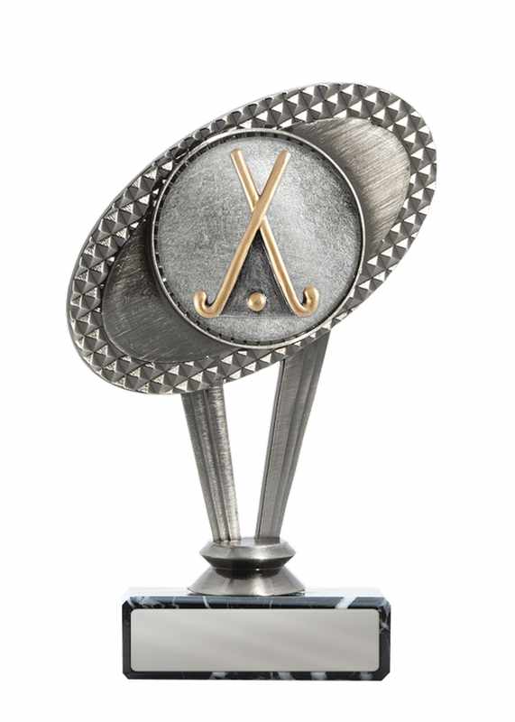 Tema metálico de hockey en la base