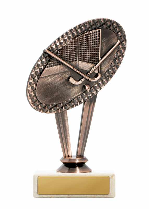 Tema metálico de hockey en la base