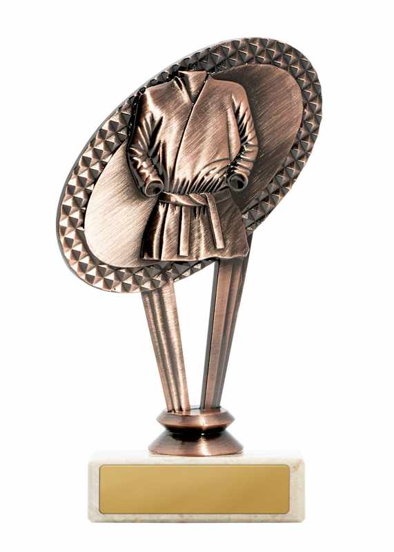 Tema metálico de artes marciales en la base