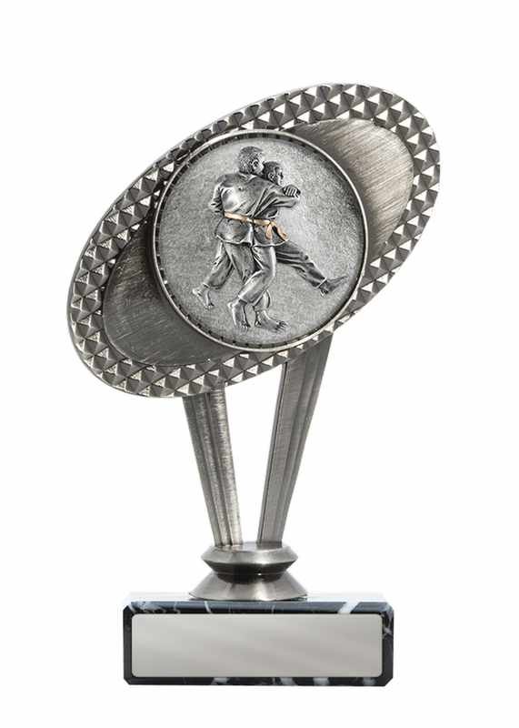 Tema metálico de artes marciales en la base