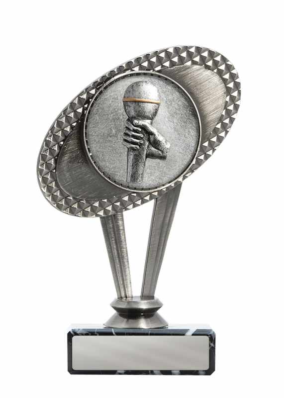 Tema de oratoria metálico en la base