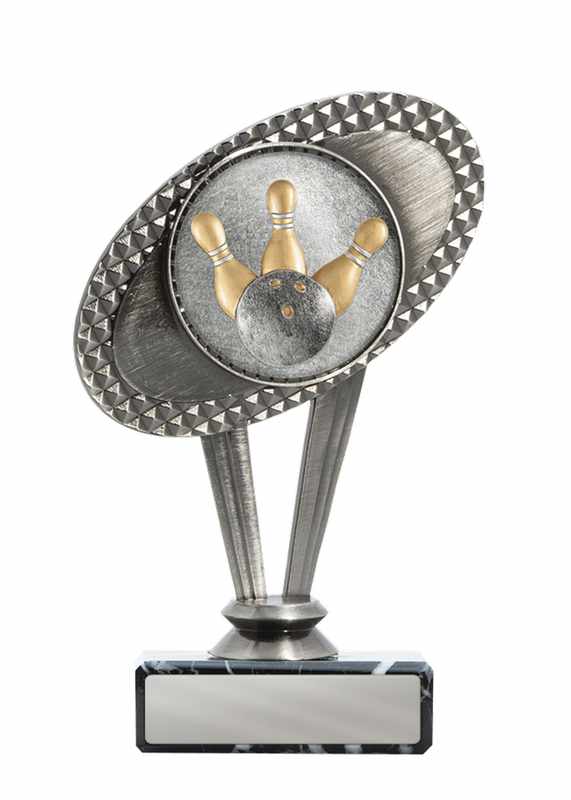 Tema Tenpin de metal en la base