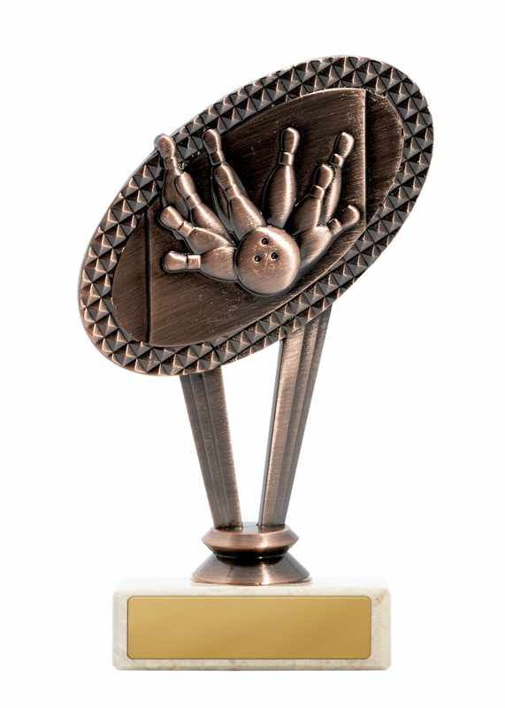 Tema Tenpin de metal en la base