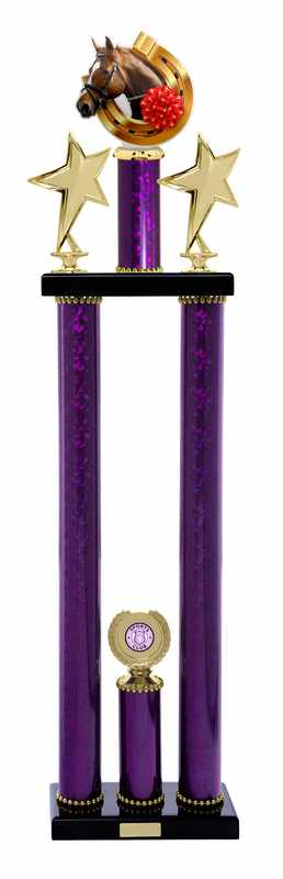 Acumulación de tubos en caballos